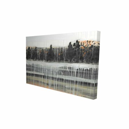 FONDO 12 x 18 in. Rainy Fall Landscape-Print on Canvas FO2784669